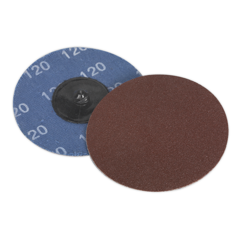Sealey PTCQC75120 Quick-Change Sanding Disc 75mm 120Grit (Pack of 10)