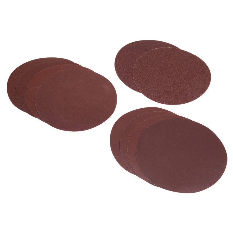 Sealey SSDS01 Hook-and-Loop Sanding Disc Set 150mm