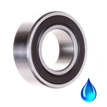 S3304-2RS Sealed Stainless Steel Double Row Angular Contact Bearing 20mm x 52mm x 22.2mm