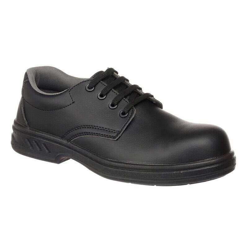 Steelite Laced Safety Shoe S2 (Black / 44 / R)