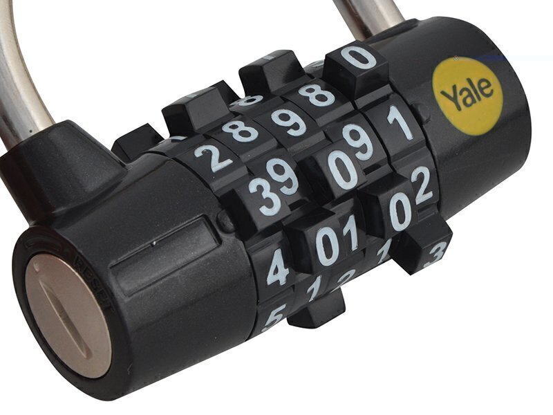Y160 Steel 5-Dial Combination Padlock 48mm