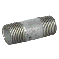1/2inch BSPT x 60mm Galvanised Malleable Iron...