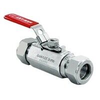 10mm HAM-LET 2-Piece Instrumentation Ball Val...