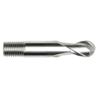 1inch x 1inch 2 Flute HSS Screw Shank Ball No...
