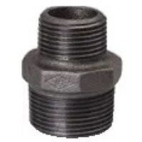 1/4 x 1/8inch BSPT Reducing Hexagon Nipple Bl...