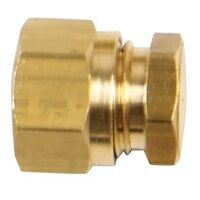 10mm Blanking End Brass Compression Fitting