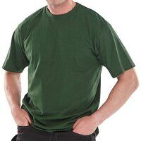 Click Heavy Weight Tee Shirt Bottle Green S