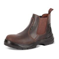 Click S3 PUr Dealer Boot Brown Size 5