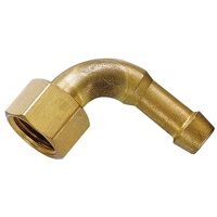 1/4inch BSPP x 6mm Hose ID Coned Seat Elbow Female Hose Tail 