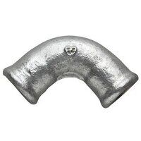 Female Short Bend 90 Deg Galvanised, Fig 2A
