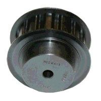 20H100 Flanged Pilot Bore Timing Pulley 