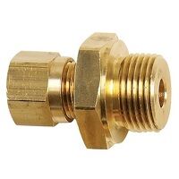 12mm x 3/8inch BSPP Brass Male Stud Coupling ...