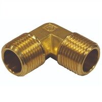1/4inch BSPT Male Equal Elbow Brass Adaptor