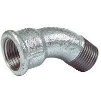 Male Female Bend 45 Deg Galvanised, Fig 40