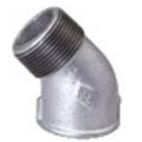 Male Female Elbow 45 Deg Galvanised, Fig 121