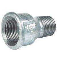 Male Female Reducing Socket Galvanised, Fig 246