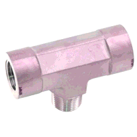 1/8inch NPT Female x Female x Male Equal...