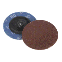 Sealey PTCQC5080 Quick-Change Sanding Disc 50mm 80Grit (Pack of 10)