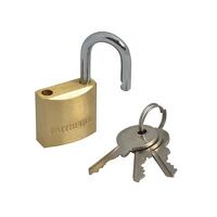 SPECIAL OFFER Faithfull Brass Padlock 25mm 3 Keys