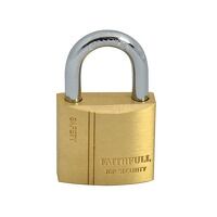Faithfull Brass Padlock 30mm 3 Keys
