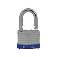 Faithfull Laminated Steel Padlock 50mm 3 Keys