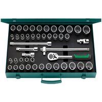 Stahlwille 1/2in Drive Socket Set, 45 Piece