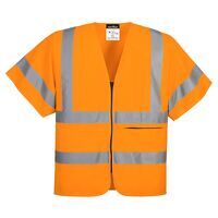 Portwest Hi-Vis Band and Brace Zip Vest S/S  ...