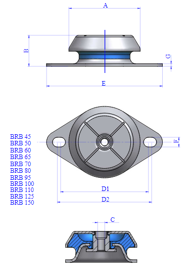 thumbnail image 2 of Anti Vibration Bracket For 700 Model (2022+) 2 of 4